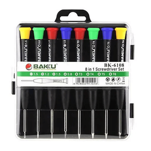 8 in 1 Precision Screwdriver Set Magnetic Tips Chrome-Molybdenum Steel Repair Kit