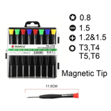 8 in 1 Precision Screwdriver Set Magnetic Tips Chrome-Molybdenum Steel Repair Kit