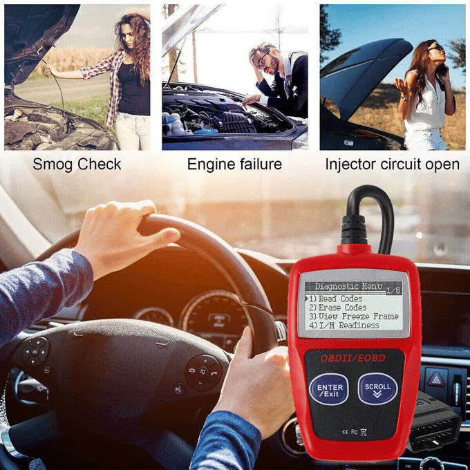 MS309 Car Fault Code Reader OBD2 Scanner Diagnostic Scan Tool Check Engine Read Erase Clear