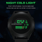 Men's Waterproof Digital Sport Watch with LED Luminous Display