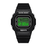 Durable Square Digital LED Electronic Sport Watch for All Ages