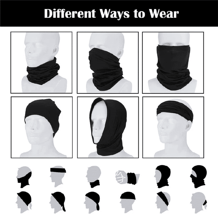 TS Summer Cooling Neck Gaiter UV Protection Breathable Face Cover Scarf