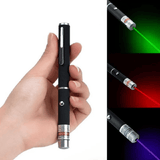 3 Pieces Laser Pointer Set 5MW 650nm Red Green Purple for Presentations
