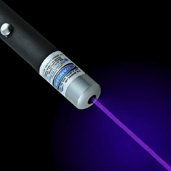 3 Pieces Laser Pointer Set 5MW 650nm Red Green Purple for Presentations