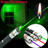 3 Pieces Laser Pointer Set 5MW 650nm Red Green Purple for Presentations