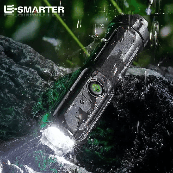 4 Mode LED Flashlight Telescopic Zoom Tactical Torch USB Rechargeable 800LM Camping Spotlight