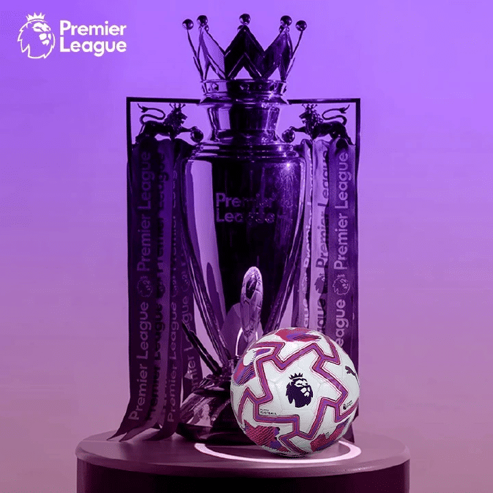 Size 5 PU Leather Soccer Ball Premier League Inspired Match Football