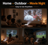 V318 Smart Projector 400 ANSI 1080P 4K Support Android 11 WiFi 6 Bluetooth Auto Focus