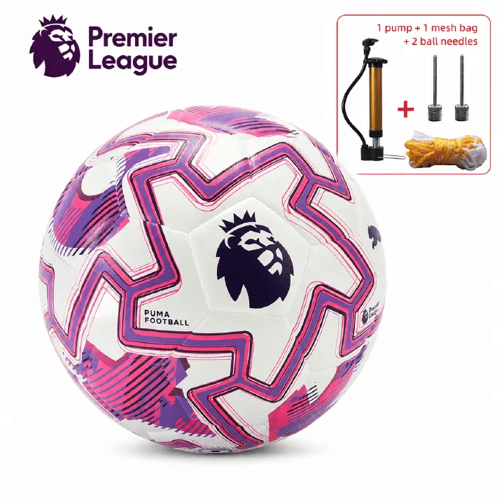 Size 5 PU Leather Soccer Ball Premier League Inspired Match Football