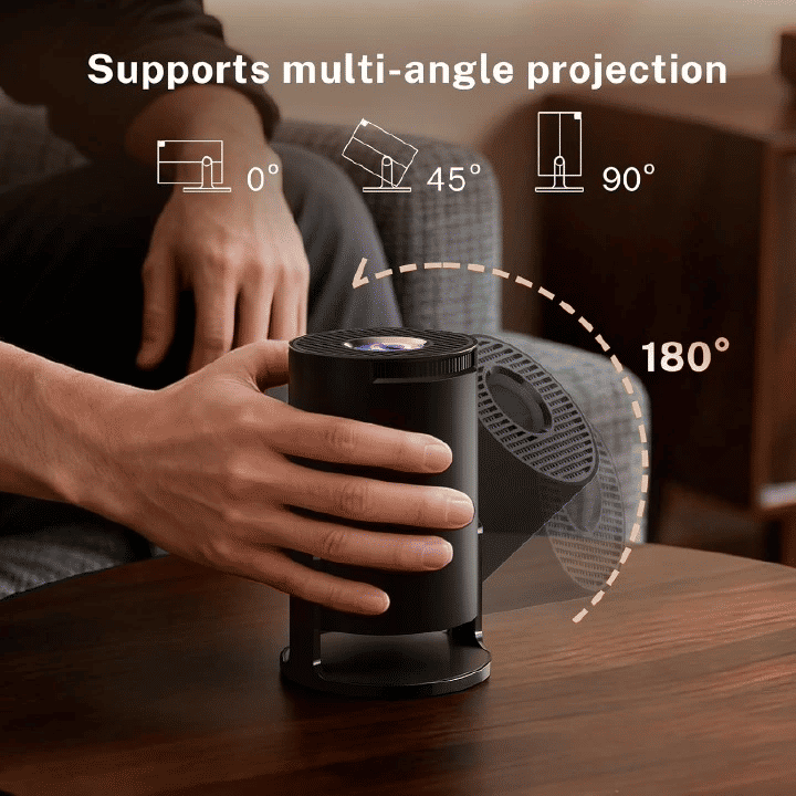 HY300 Pro+ 1080P Full HD Portable Projector 12000 Lumens Android 11.0 WiFi Bluetooth