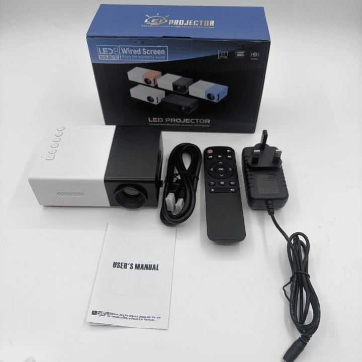 Mini Portable LED LCD Projector 1080P WiFi HDMI USB AV SD