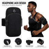 Universal 6.5'' Zippered Multi-Compartment Arm Bag for Fitness Outdoor Activities