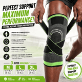 Adjustable Compression Knee Protector Strap for Basketball Running Nylon M/L/XL