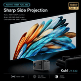 JY-540 Android 13 LED Projector 1080P Full HD WiFi 5G Auto Keystone