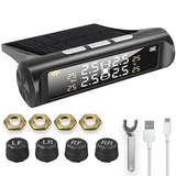 Generic Wireless Solar TPMS with 4 External Sensors and LCD Display