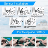 Generic Wireless Solar TPMS with 4 External Sensors and LCD Display