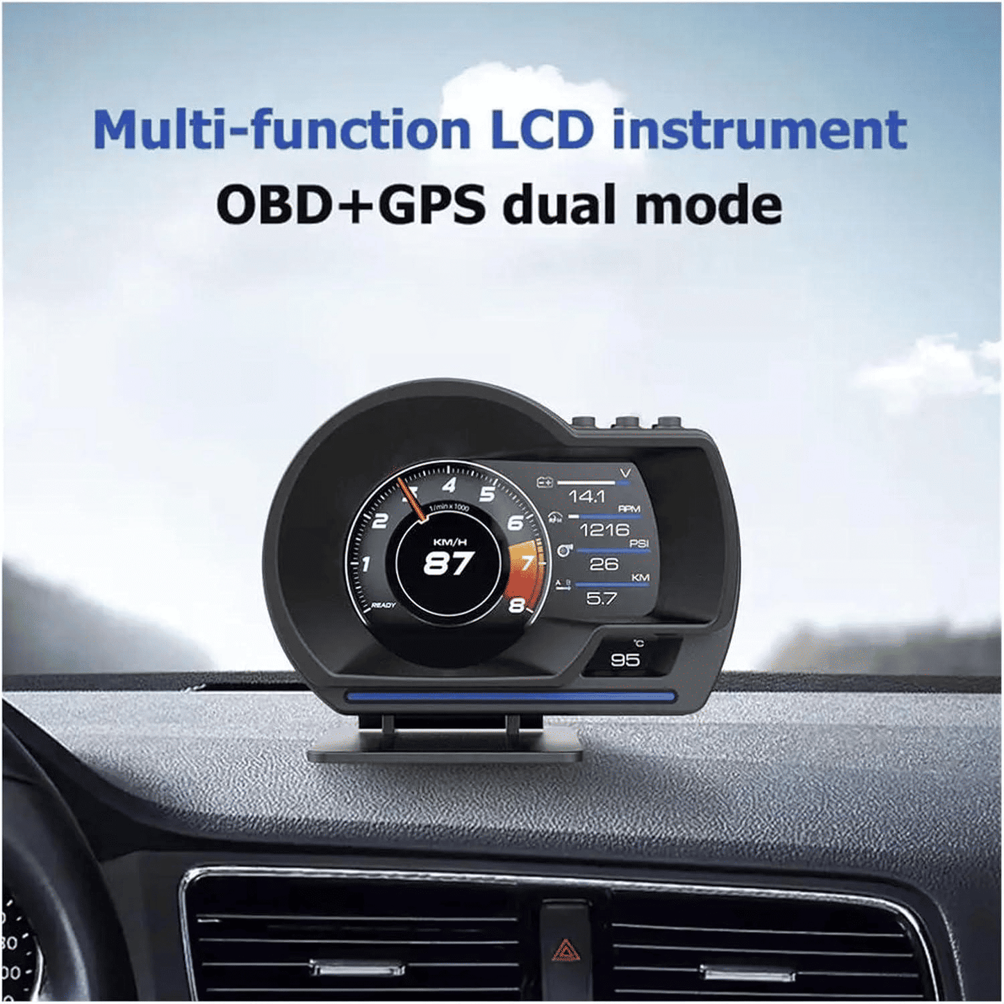 Auto Gauge A501 OBD2 GPS Car Head Up Display