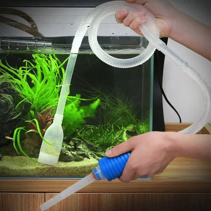 Aquarium Water Changer Pump Fish Tank Syphon Vacuum Gravel Cleaner Semi-automatic Change