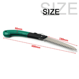 Folding Pruning Saw 7" Portable Hand Tool Cutting Branch Trimming Garden Kit Three-Edged Sharpen Teeth