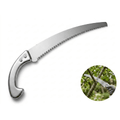 13-Inch Heavy Duty Stainless Steel Tree Pruning Saw Curved Blade Tri-Edge Teeth Cuts 7" Branches