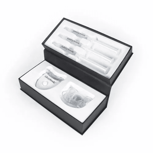 Glorysmile 5 Blue LED Teeth Whitening Kit 35% Carbamide Peroxide Gel 3 Syringes Home Dental Bleaching