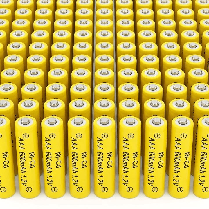 Ni-CD AAA Rechargeable Battery 600mAh 1.2V for Camera 1-100 Pieces