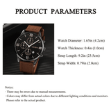 4-in-1 Men's Quartz Watch Set with 3 Stylish Bracelets