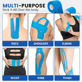 Kinesiology Tape 5cm x 5m Cotton Spandex Athletic Muscle Support for Knee Ankle Shoulder