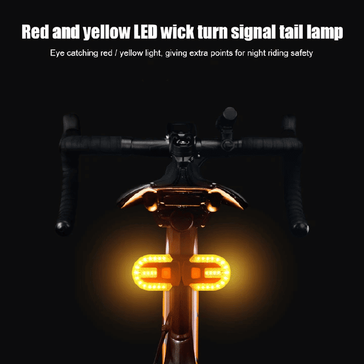 Wireless Remote Control Bike Tail Light USB Rechargeable Waterproof