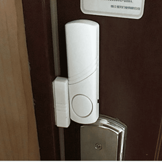 Wireless Door Window Security Alarm Magnetic Sensor 80dB White