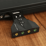 7.1 Channel USB 3D Audio Sound Card Laptop Mic Adapter AR2