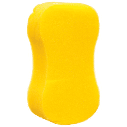 Car Wash Sponge Auto Windshield Soft Perforated Yellow Washing Pad