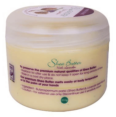 Shea Fantasy Pure East African Organic Shea Butter Lavender 250g