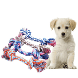 Kilimall Braided Cotton Rope Bone Dog Toy 25cm