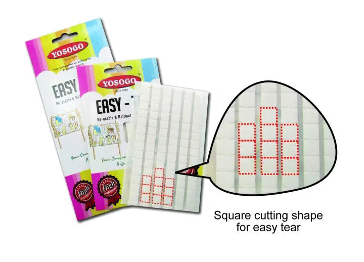 Yosogo Easy Tac Tack It Reusable Multipurpose Adhesive Putty 50g