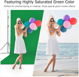 Green Screen Backdrop Photography Background 1.6m x 3m for Studio
