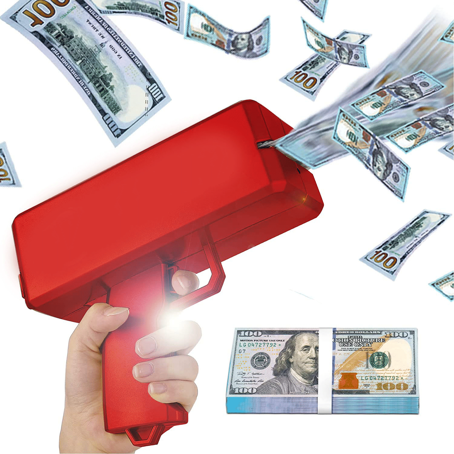 Money Shooter Gun Prop Pistol for Parties and Events