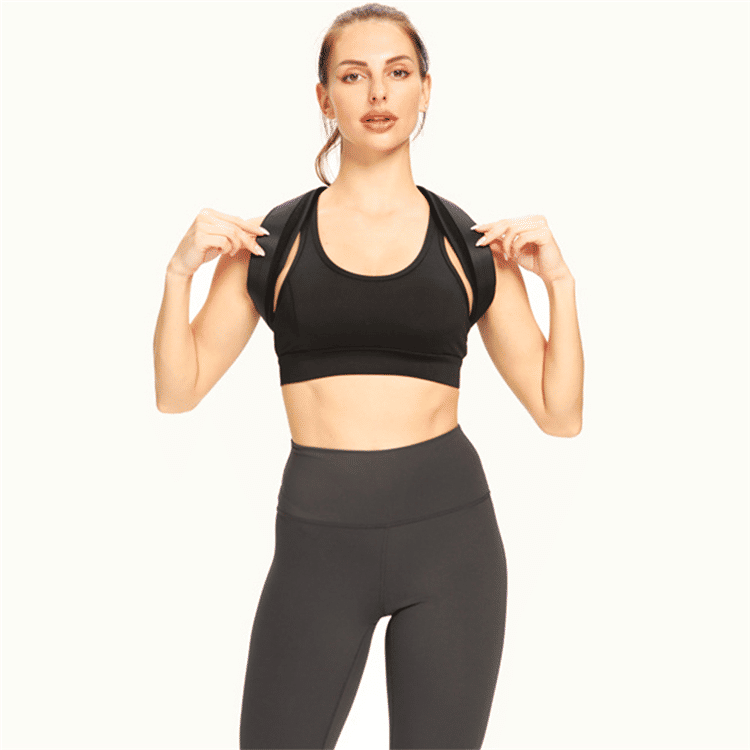 SPOSAFE Adjustable Back Shoulder Posture Corrector Belt Clavicle Spine Support