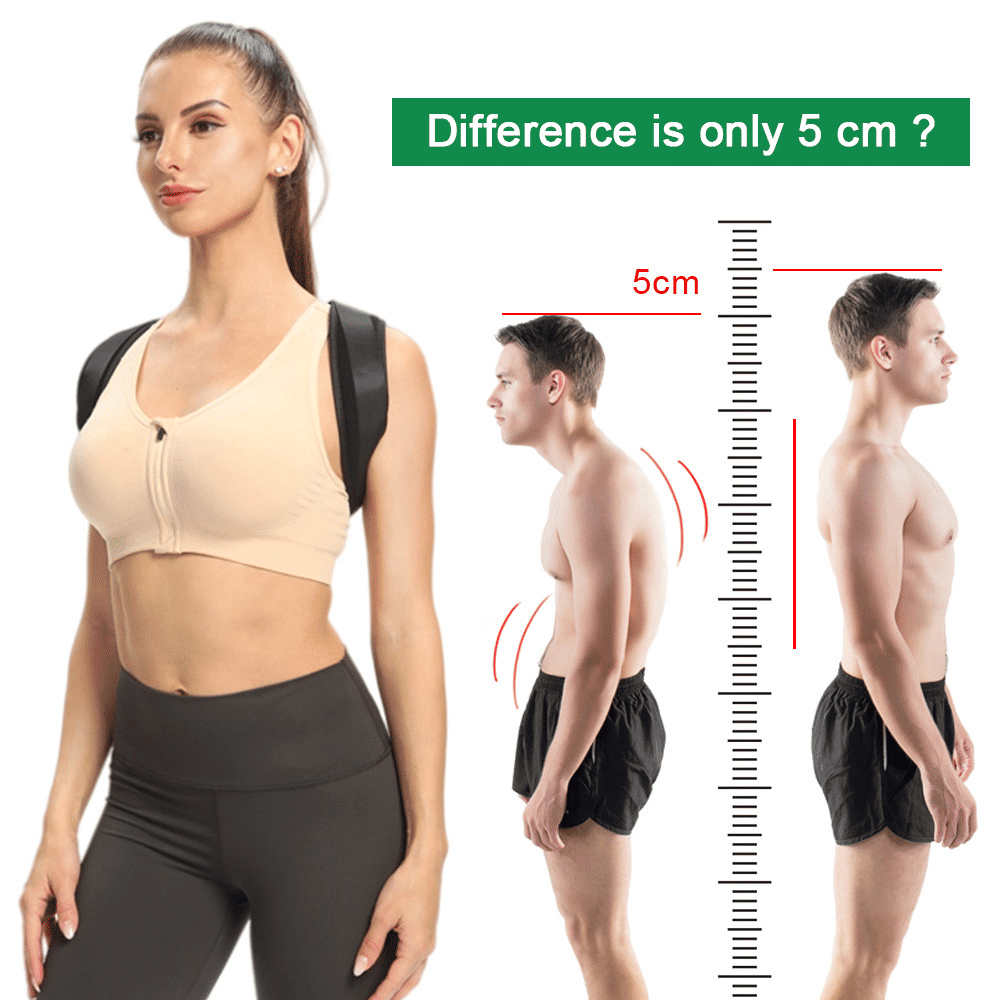 SPOSAFE Adjustable Back Shoulder Posture Corrector Belt Clavicle Spine Support