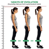 SPOSAFE Adjustable Back Shoulder Posture Corrector Belt Clavicle Spine Support