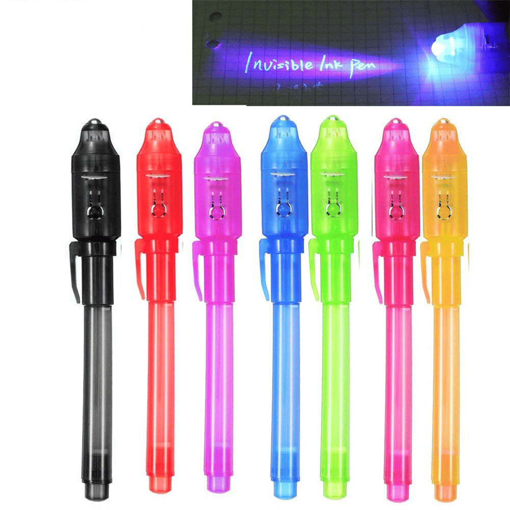 Luminous Invisible Ink UV Light Pen Drawing Toy Set