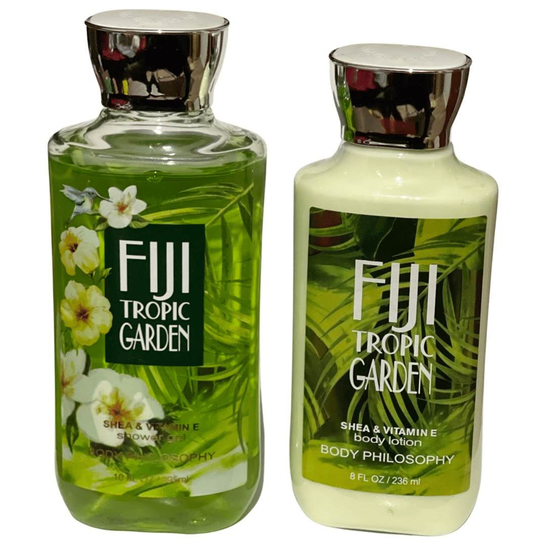 Body Phlosophy Fiji Tropic Garden Shower Gel Lotion Set 531ml