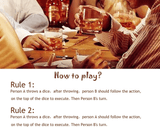 Drinking Dice Rolling Game Decider Acrylic Adult Party Dice