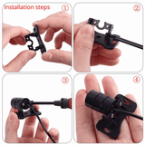 Anti-Collision Laser Fog Light LED Vehicle Warning Lamp Black