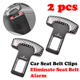 Car Seat Belt Silencer Clip Universal Fashion Design 2pcs