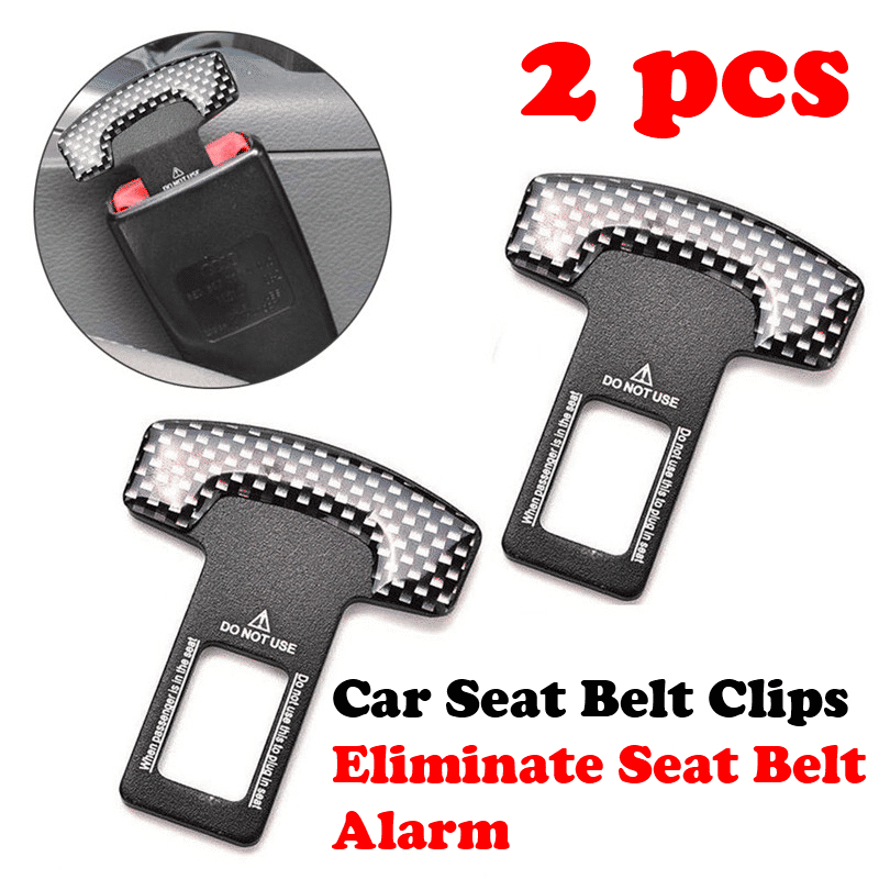 Car Seat Belt Silencer Clip Universal Fashion Design 2pcs