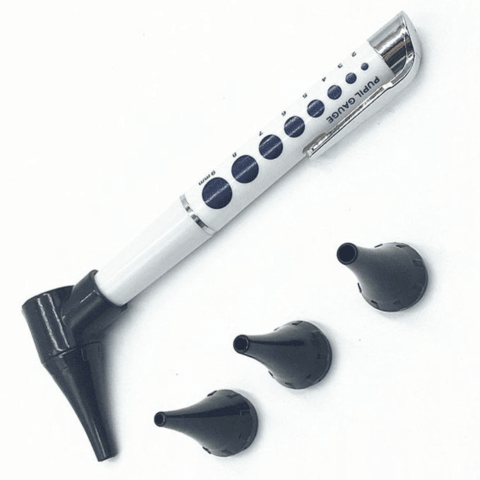 LED Mini Electric Otoscope with 3x Magnification for Ear Diagnosis