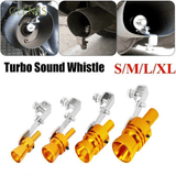 Universal Turbo Sound Whistle Exhaust Pipe Simulator Gold