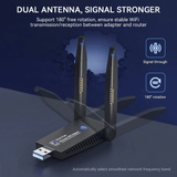 EEEkit 1300Mbps 2-in-1 Dual Band WiFi Bluetooth 5.0 Adapter