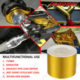 Turbo Exhaust Tape Gold Thermal Heat Wrap 50mm